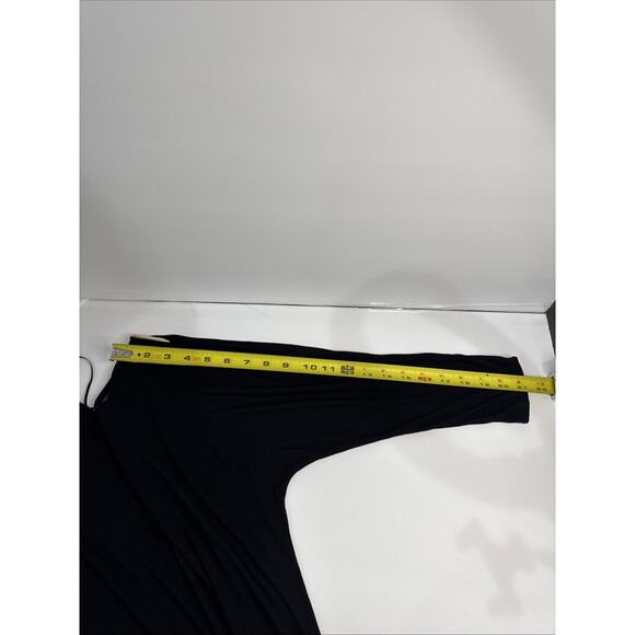 CABLE & GAUGE BLACK 3/4 LENGTH SLEEVE BAND WAISTED TOP SIZE MEDIUM - Picture 10 of 12